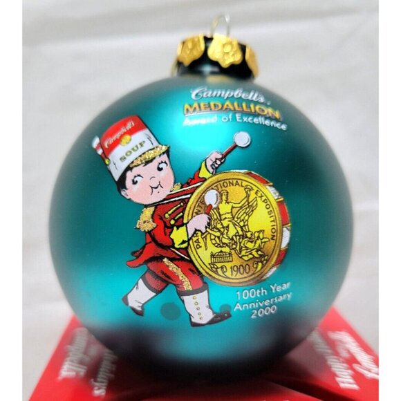 Campbell's Other - 2000 Campbells Soup Kids Collectors Edition - Christmas Ornament Decoration Ball
